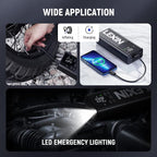 P5 Tire Inflator Portable Air Compressor, 150PSI Electric Air Pump for Car Tires, 5000mAh Rechargeable Tire Inflator with Digital Pressure Gauge & Auto Shut-Off for Car, Motorcycle, Bike & Ball