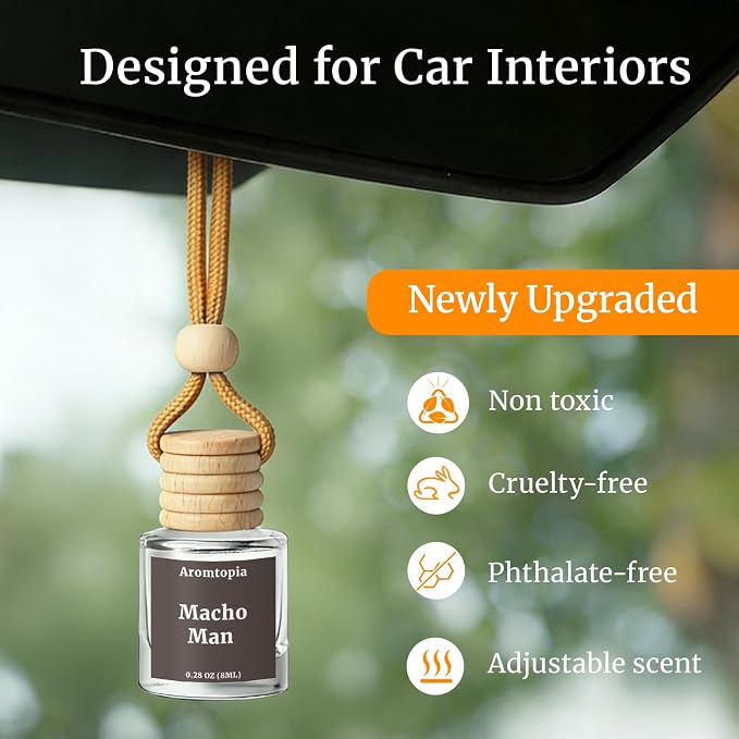 Hanging Car Air Freshener - Aromtopia Hotel Scent Car Fragrance Diffusers - Car Odor Eliminator - Long Lasting Scent - Auto Accessories - Hotel Marriott, Pack of 2