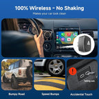 D7 USB C Wireless CarPlay Android Auto Mini Adapter 2-in-1, Alloy Shell, Compatible with 2016+ Factory-installed Wired CarPlay/Android Auto Car, Plug & Play Car Play Dongle for iPhone & AndroidPhone