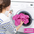Cleaning Cloth Dry Erase Cloth Cleaning Rags Reasonable Kitchen Towels Microfiber Towels Cars Wash(6 x 6 Inch,Pink,30 Pcs)