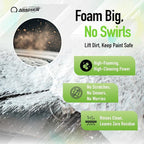 BUBBLE BATH Foaming Car Wash Shampoo 5 Gallons - Works with Foam Cannon, Foam Gun, Bucket Washes, Car Soap for Pressure Washer | For Car, Truck, Motorcycle, RV & More | Green Apple Scented