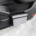 Car Trash Can, Foldable Multifunctional Hanging Storage Box Trash Can with a Roll of Garbage Bag, Multi Pocket Design Suitable for Car, Home, and Office Car Trash Cans (Grey)