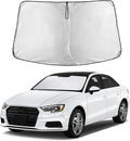 Windshield Sunshade Compatible for Audi A3 2014-2018 2019 2020, Sun Visor for Front Windshield & Window Sun Shade Cover, UV Heat Blocker & Protector, Car Accessories