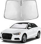 Windshield Sunshade Compatible for Audi A3 2014-2018 2019 2020, Sun Visor for Front Windshield & Window Sun Shade Cover, UV Heat Blocker & Protector, Car Accessories