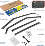 Goodyear Shatterproof in-Channel Window Deflectors for Kia Seltos 2021-2026, Rain Guards, Window Visors for Cars, Vent Deflector, Car Accessories, 4 pcs - GY007951