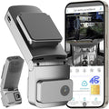 4G LTE Dash Cam with Live Streaming, Car Vandalism Surveillance Security Camera with Dual 155° Front & 180° Inside Camera, GPS Tracking, Radar Detect, G-Sensor, OBD II, 24/7 Parking Monitor