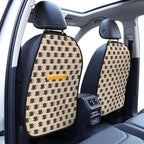 Coffee Cup (1) For Car Seat Back Protector 2 Pack, Kick Mats For Kids And Pets, Backseat Seat Protector Cover For Car, Suv, Truck & Van