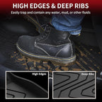 Floor Mats Fit for Mazda CX5 2025 2024 2023 2022 2021 2020 2019 2018 2017 Custom Fit TPE All Weather Floor Liners 1st & 2nd Row Car Mats for Mazda CX-5, Black
