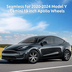 Wheel Rim Protector for Tesla Model Y Gemini 19 inch Apollo Wheels 2020-2024 Model Y Accessories All-in-one Car Tire Trim Rings Rim Case Hubcaps Wheel Cover