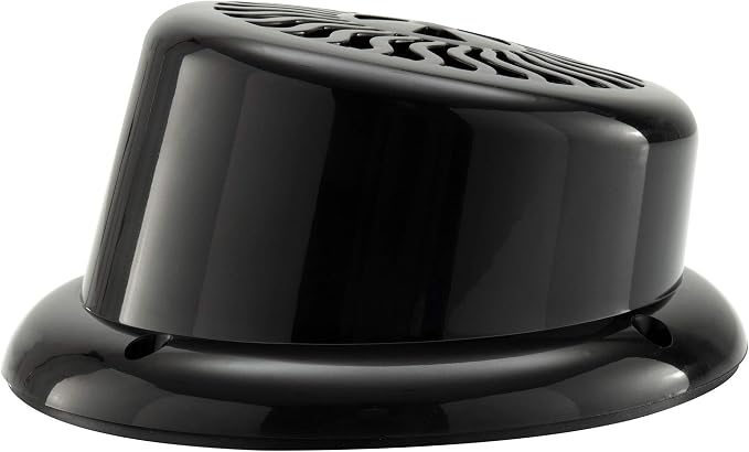 RV Flush Mount Speaker | Exterior 5.25" Black Wavy Blue LED | Waterproof (5 Pack)