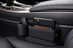 Car Seat Gap Filler Organizer with Cup Holder, Universal Car Storage