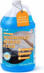 Windshield Washer Fluid, Ready to Use, +32°F Formula for Streak-Free Automotive Glass, Bug Splatter & Road Grime | Made in USA | 128 fl oz (1 Gallon)