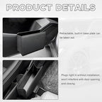 Yourkar Car Trash Can, Foldable Waterproof Leather Car Garbage Organizer Holder, Automotive Mini Dustbin Container with One Roll Trash Bag, Universal Interior Car Accessories (Beige)