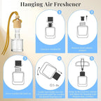 Ocean Drift Car Air Fresheners, 2 Packs, Hanging Car Diffuser | IFRA Certified Car Odor Eliminator