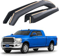 Goodyear Shatterproof in-Channel Window Deflectors for Dodge Ram 2500/3500 2010-2026 Mega Cab, Rain Guards, Window Visors for Cars, Vent Deflector, Car Accessories, 4 pcs - GY007728