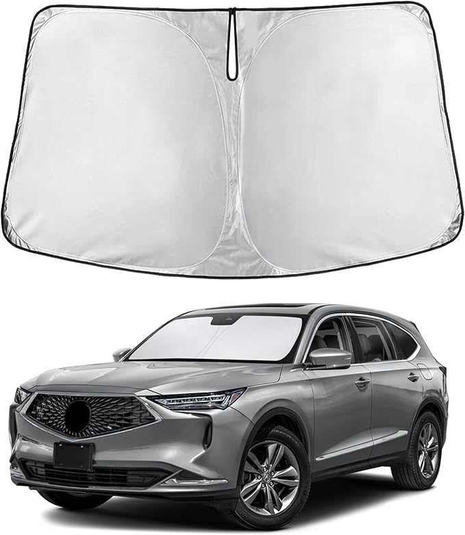 Windshield Sunshade Compatible for Acura MDX 2021-2024 2025 2026, Sun Visor for Front Windshield & Window Sun Shade Cover, UV Heat Blocker & Protector, Car Accessories