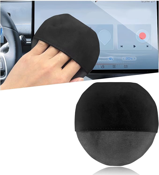 Car Screen Cleaner, Microfiber Auto Screen Cleaning Pad, Foldable Touch Screen Cleaner Cloth for Vehicle Dashboard LCD Display, Car Cleaning Kits