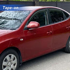 Window Visors Rain Guards for 2007 2008 2009 2010 Hyundai Elantra, Out-Channel Window Vent Wind Deflectors Visors Shades for 07 08 09 10 Elantra