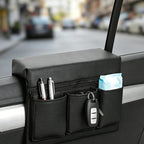 Car Door Side Storage Pockets Organizer Leather Car Window Armrest Storage Box - Universal SUV Truck Vehicle Arm Elbow Rest Pad Bag Accessories