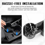 Car Cup Holder for Subaru Crosstrek 2024-2026 Accessories Water Cup Holders TPE Durable Cup Holder Insert for Crosstrek