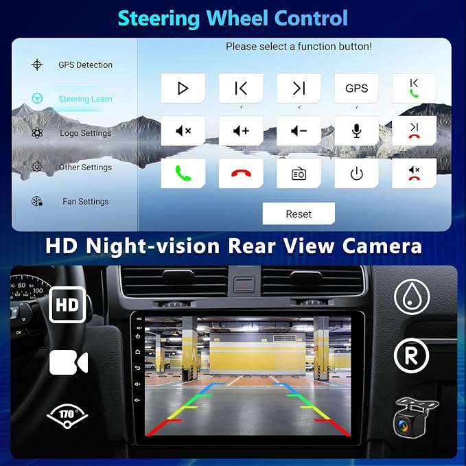 [4+64G] 8-Core Qualcomm Android 15 Car Radio Stereo for Mazda 3 2009-2013 | 9 Inch Car Radio with Wireless Carplay&Android Auto Mirror Link Bluetooth 5.1 FM/RDS DSP WiFi GPS SWC