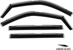 Voron Glass in-Channel Extra Durable Rain Guards for Toyota Tundra 2022-2026 CrewMax, Window Deflectors, Vent Window Visors, 4 Pieces - 200814