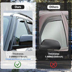 in-Channel Rain Guards for Kicks 2018 2019 2020 2021 2022 2023 2024, Vent Window Visors, Original Window Deflectors-4PCS