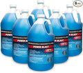 6-Gallons Power Blast +20°F Protection Windshield Washer Fluid | All Season Formula Removes Road Grime & Dirt, Ready to Use - Made in USA (6 Jugs of 1 Gallon)