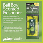 Car Air Freshener, Pack of 3 - Hanging Air Freshener for Car, Home and Office, Ball Boy Tennis Candle Signature Scent, Long-Lasting Deodorizer