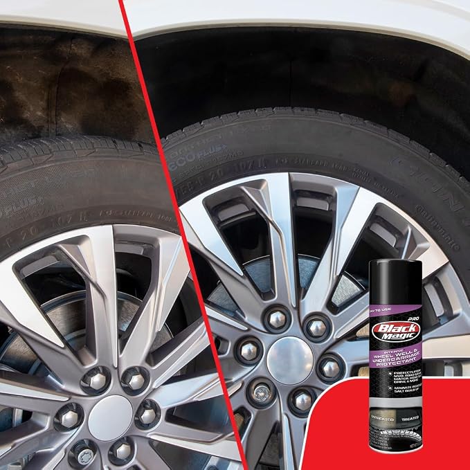 120252 Pro Wheel Well & Undercarriage Protecant from Water, Mud, Roadside Salt Build up & More, Restores to Like New Finish