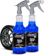 LANE'S Super Blue Tire Dressing | High-Gloss Tire Spray | 32oz (Pack of 2) | No Sling, No Run, Long Lasting | Protects from Cracks & UV Rays | Non-Greasy Tire Dressing & Cleaner for Cars, SUVs, More