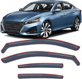 Side Window Visors for Nissan Altima 2019–2026, Light Smoky Blue Rain Guards Vent Visors Window Deflector, Reduce Wind Noise for Comfortable Driving, 4PCS