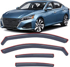 Side Window Visors for Nissan Altima 2019–2026, Light Smoky Blue Rain Guards Vent Visors Window Deflector, Reduce Wind Noise for Comfortable Driving, 4PCS