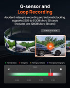 4K Dash Cam Front and Rear, 4K+1080P Dual STARVIS 2 Car Dash Camera for Cars, 4G LTE Remote Access, AI Motion Detection, WiFi 6, 5 GPS, 24H Parking Mode, HDR Night Vision, Voice Control, ADAS