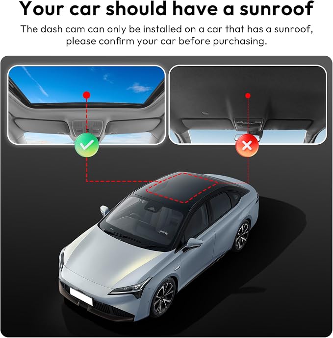 Front 4K & Rear 1080P Dash Cam for Mazda CX-5 & CX-9 2018-2025 | UHD 2160P Video,Built-in WiFi & APP,Loop Recording,G-Sensor, f/1.6 Aperture,No Wiring,Hidden OEM Style,128GB Card