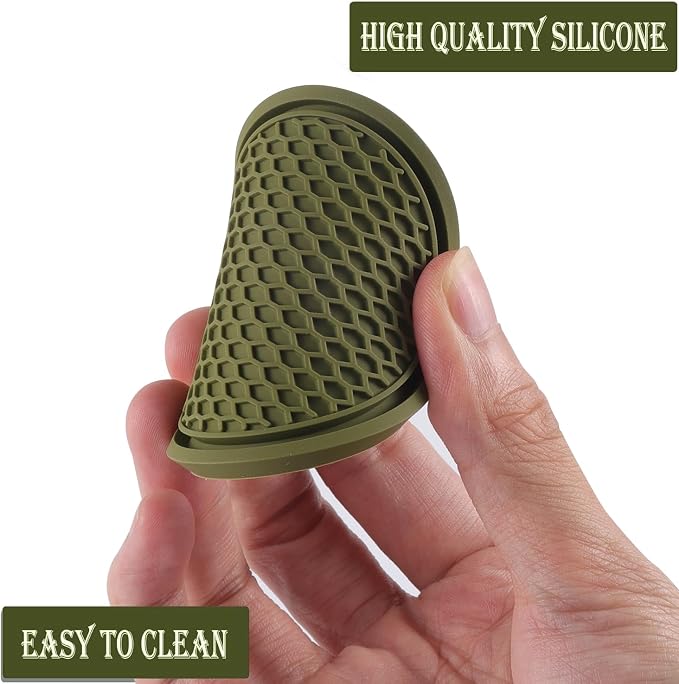 Car Cup Coaster, 4PCS Universal Non-Slip Cup Holders Embedded in Ornaments Coaster, Car Interior Accessories, Olive Green