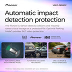 VREC-Z820DC Dual Dash Cam Front and Rear Car Camera - Premium 4K Camera, AI-ISP Starvis Night Vision, 139 Degree Wide Lens, ADAS Safety Alerts, Built in GPS, Impact Detection, 24/7 Coverage