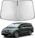 Windshield Sun Shade for 2018-2026 Honda Odyssey Accessories LX, EX, EX-L, Touring, Elite Minivan Window Sunshade Sun Visor Protector Foldable Blocks UV Rays Keep Your Car Cooler