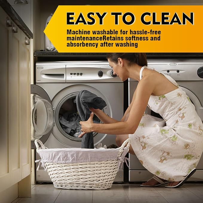 Car Drying Towels, 2 Pack Professional Microfiber Towels for Cars, Scratch-Free, Highly Absorbent Drying Towel for Cars, SUVs, RVs, Trucks, and Boats, 35 x 25 inch, Grey