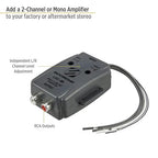 LOC80 Line Output Converter - 2 Channel High/Low RCA Converter Car Audio - Ideal for Subwoofer Amp - Line Level Converter for Car Stereo Amplifier - Easy Installation - Quality Sound