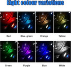 2 PCS USB Type C LED Ambient Light, 8 Colors RGB Dynamic Gradient Brightness Interior Atmosphere Lamp, Mini Adjustable Car Accessories Replace Lighting Parts for Home Laptop