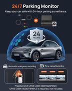 Dash Cam Front and Rear A510,1944P+1080P with STARVIS 2 IMX675 and 64GB Card, Dash Camera for Cars, 4G LTE Support, ADAS, Built-in GPS WiFi, APP Control, HDR, 24H Parking Mode, Loop Recording