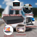 External USB Car Universal CD Player,Vehicle CD Player for Car via USB Radio Connection Portable CD Player for Car Android Navigation with USB Port-Plug and Play