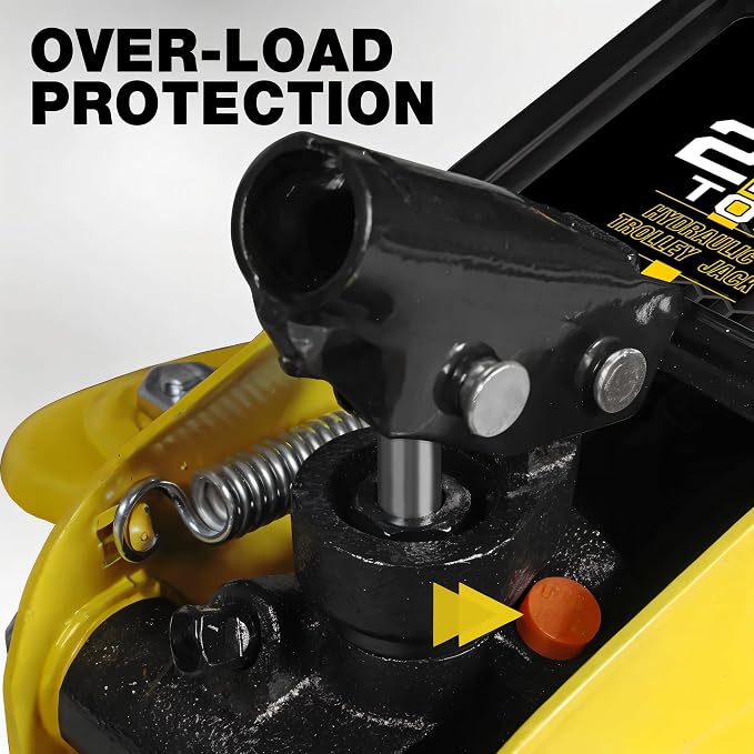 2.5 Ton Trolley Jack with Carrying Case Hydraulic Low Profile Floor Jack for Cars Lift with Single Piston Lift Pump, 5500 lb Capacity…