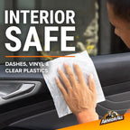 Car Cleaning Wipes, Wipes for Car Interior and Car Exterior, 50 Wipes Each