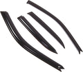 WD2-474 Dark Smoke 4 Pcs Set Window Visor (Outside Mount) Deflector Rain Guard Compatible with 2001-2005 Lexus IS300