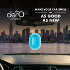 AER O Hanging Car Air Freshener Gel – Cool Breeze, Long Lasting 30 Days, Leak-Proof Odor Neutralizer, Rear-View Mirror Car Air Freshener with Steady Freshness Technology, Pack of 4