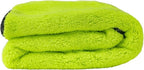 MIC530 Speed Woolly Mammoth Ultimate Super Plush Car Drying Towel, for Cars, Trucks, SUVs, Pets, Messes & More, Neon Green (25" X 30")