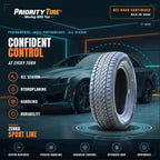Sport Line All-Season Passenger Car Performance Radial Tire-225/60R17 225/60/17 225/60-17 99H Load Range SL 4-Ply BSW Black Side Wall UTQG 420AA