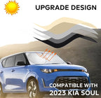 for Soul Windshield Sun Shade Window Sunshade Custom-fit 2020-2026 Kia Soul Wagon Windshield Cover Foldable Sun Visor Thicken 4-Layer Reflective Protector Block UV Rays Car Accessories